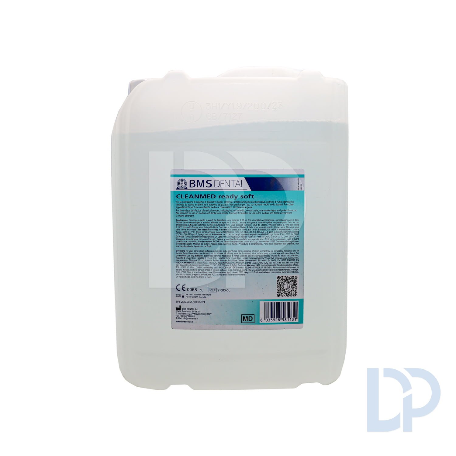 Cleanmed Ready Soft 5 L sans Alcool