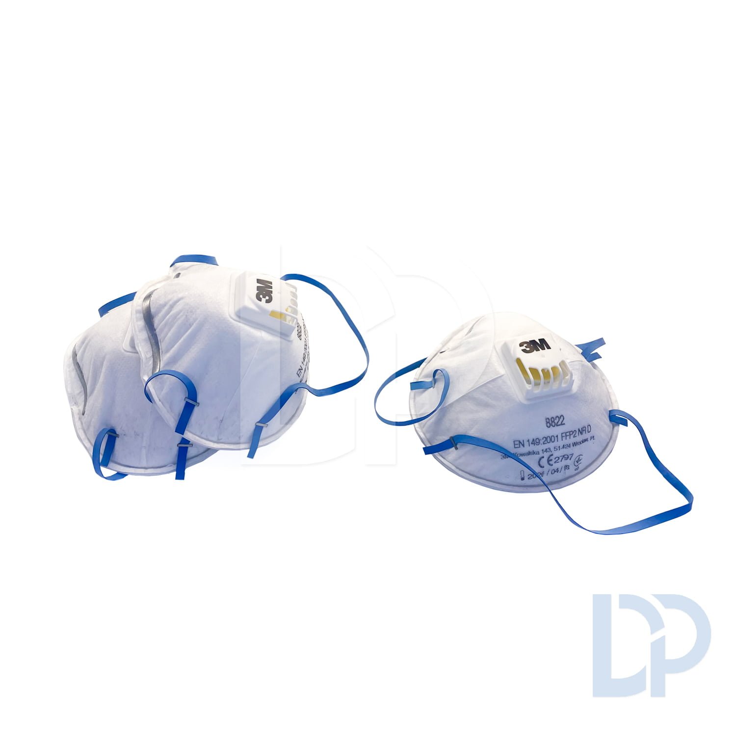 Masque FFP2 KN95 Réutilisable avec Valve (x10) - Protection Respiratoire Dentiste