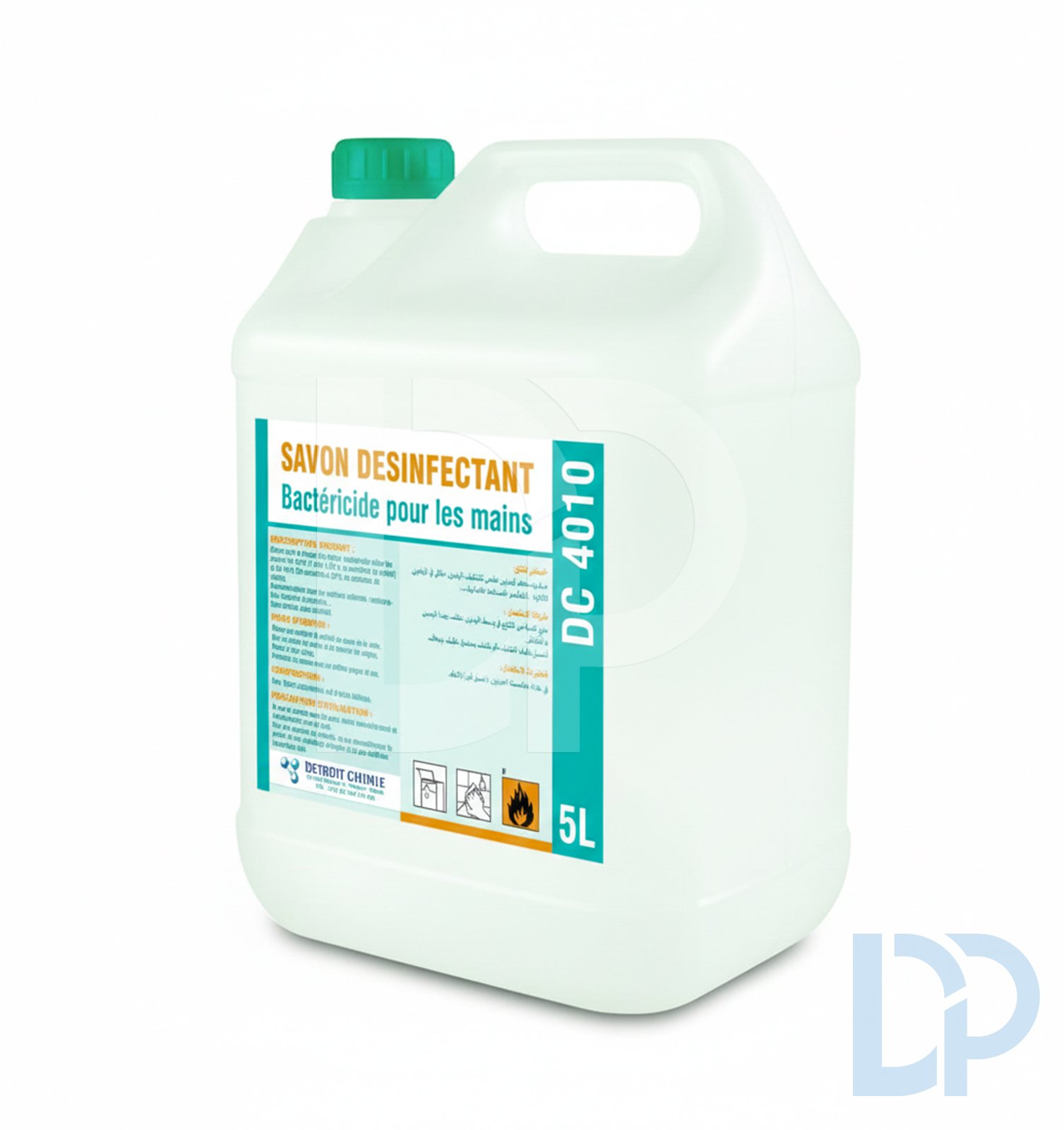 Bidon 5L Savon liquide désinfectant et antibactérien DC4010 Detroit Chimie Maroc