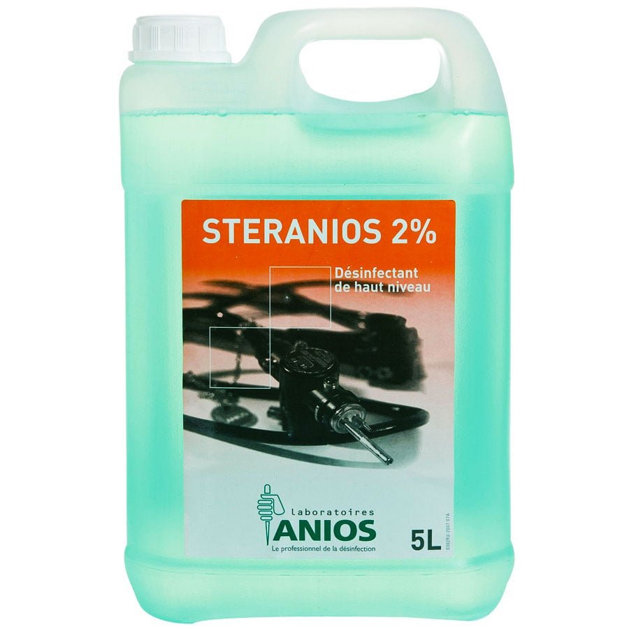 Steranios 2% (5L) – Désinfectant de Haut Niveau pour Stérilisation à Froid | Prix Maroc